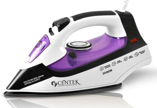 Утюг Centek CT-2338 бело-фиолетовый