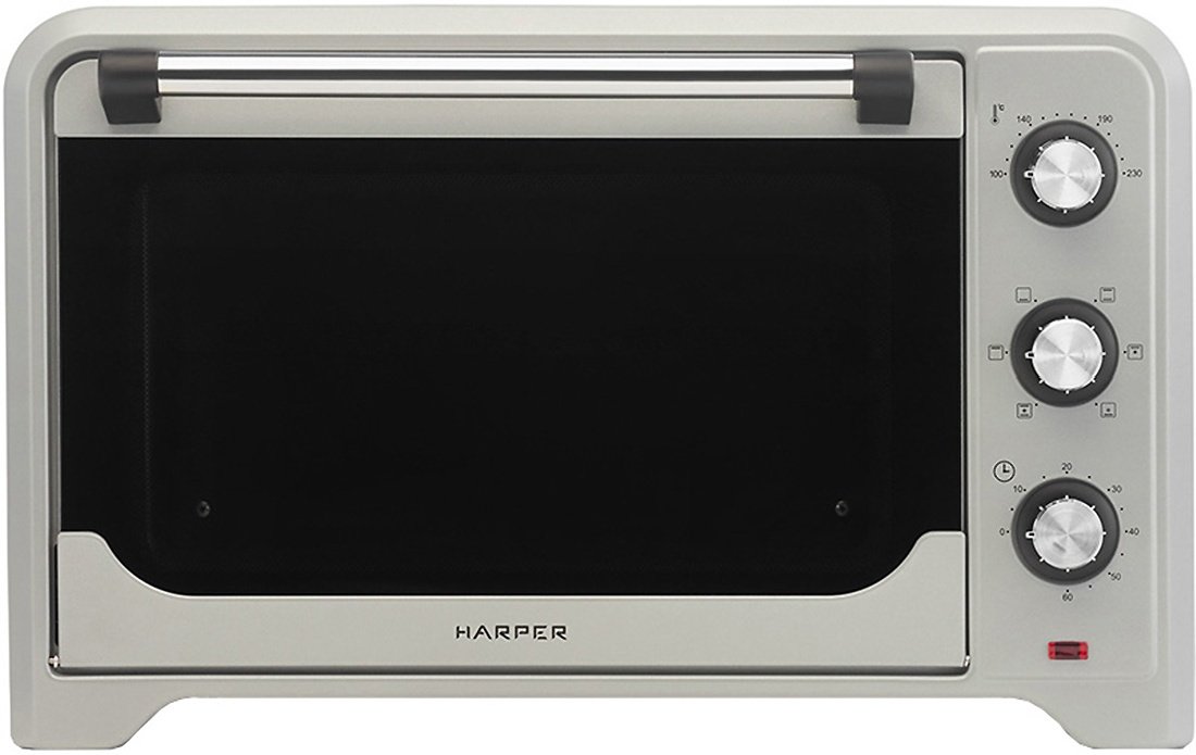 Мини-печь Harper HMO-38C01 серебристая купить,NaN