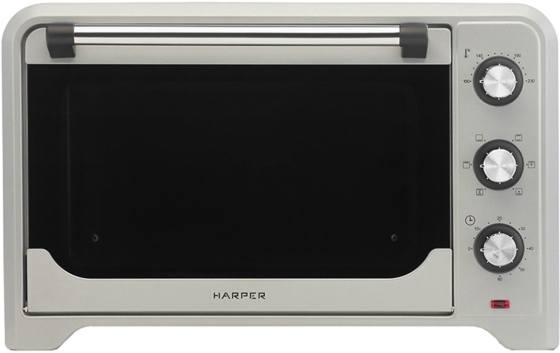 Мини-печь Harper HMO-38C01 серебристая купить,NaN