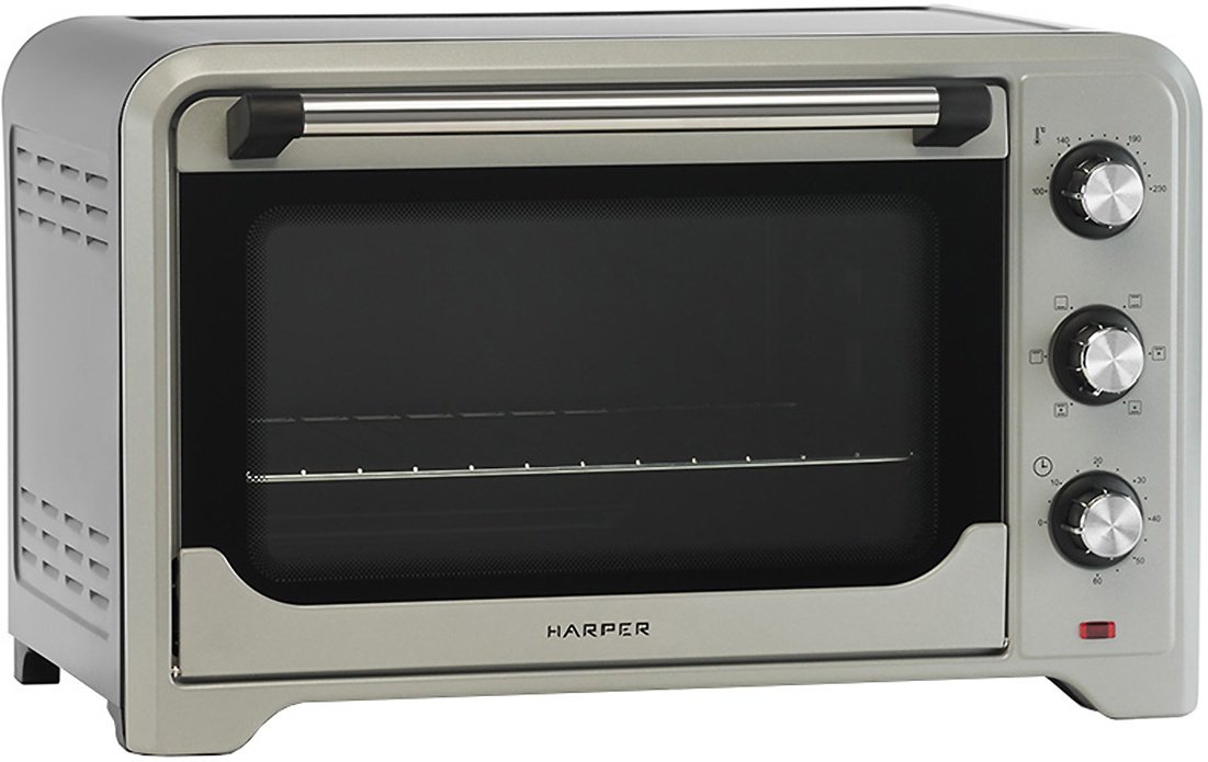 Мини-печь Harper HMO-38C01 серебристая купить,NaN