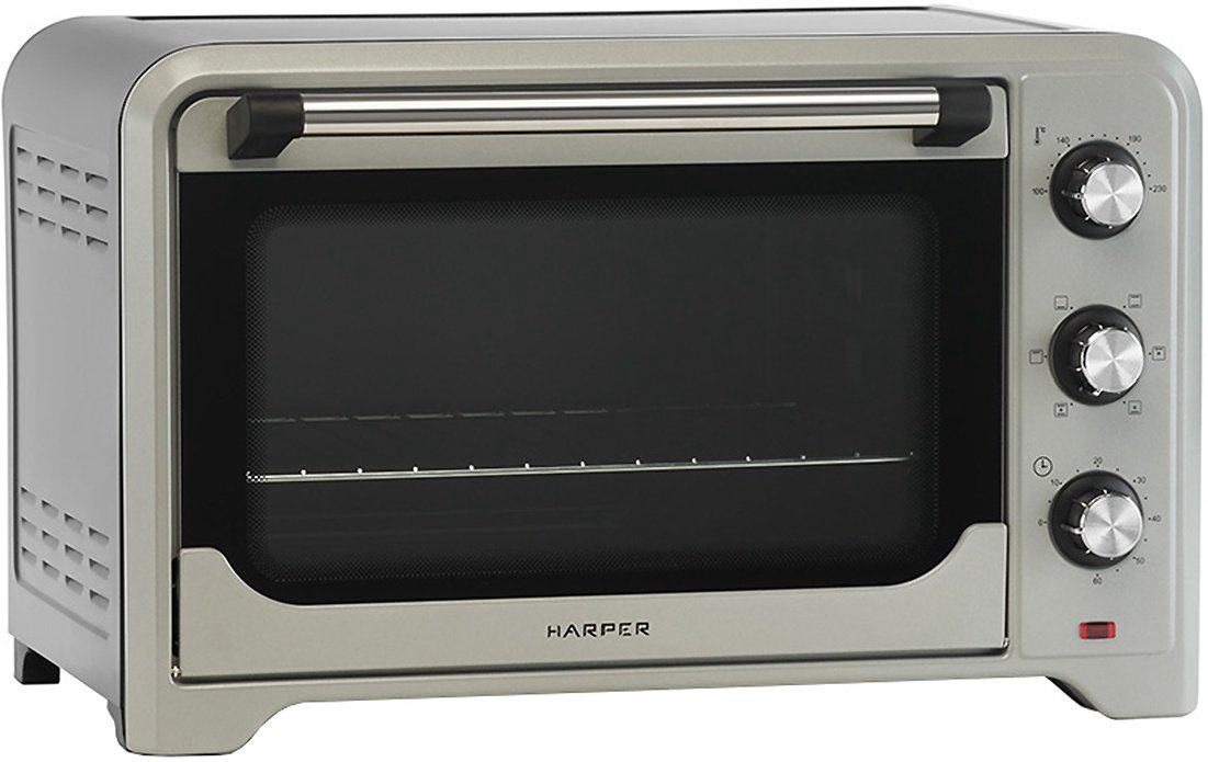 Мини-печь Harper HMO-38C01 серебристая купить,NaN