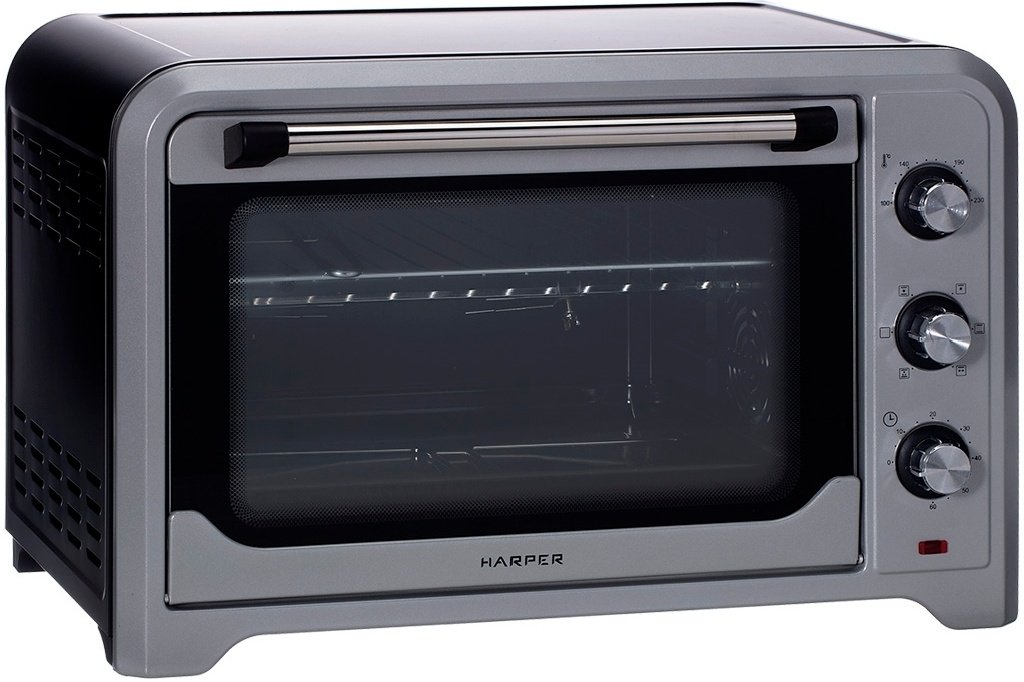 Мини-печь Harper HMO-45RC01 серебристая