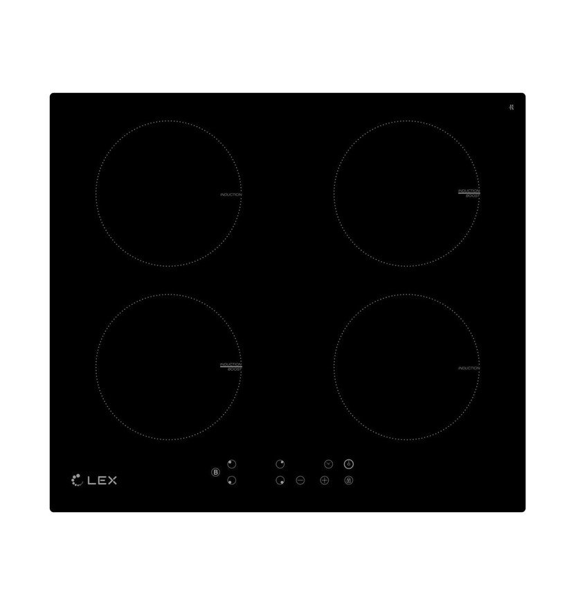 Индукционная варочная поверхность  Lex EVI 640-1 BL черная купить,NaN