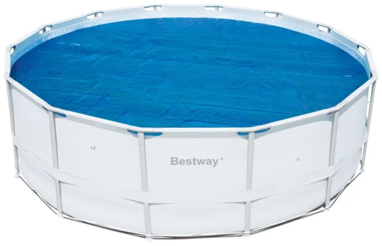 Тент для бассейна Bestway 58252 427x417 см синий