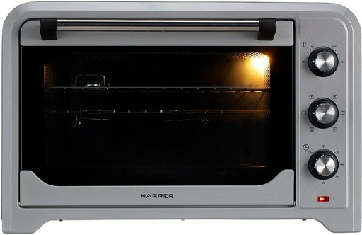 Мини-печь Harper HMO-45RC01 серебристая