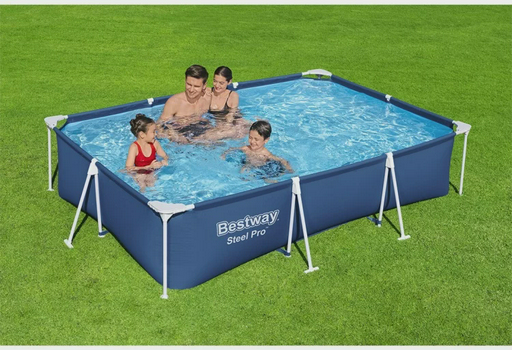 Бассейн каркасный Bestway 56404 300x201x66 см синий