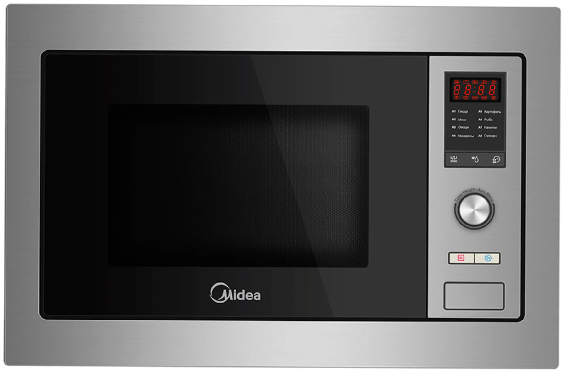 Микроволновая печь Midea AG925BVW серебристая
