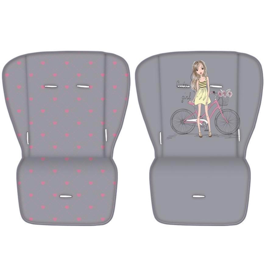 Коляска Bertoni Lorelli Aero Girl 1740 розовая купить,NaN