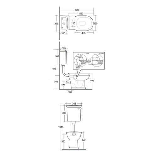 Бачок для унитаза Rak Ceramics Washington WT23AWHA купить,NaN