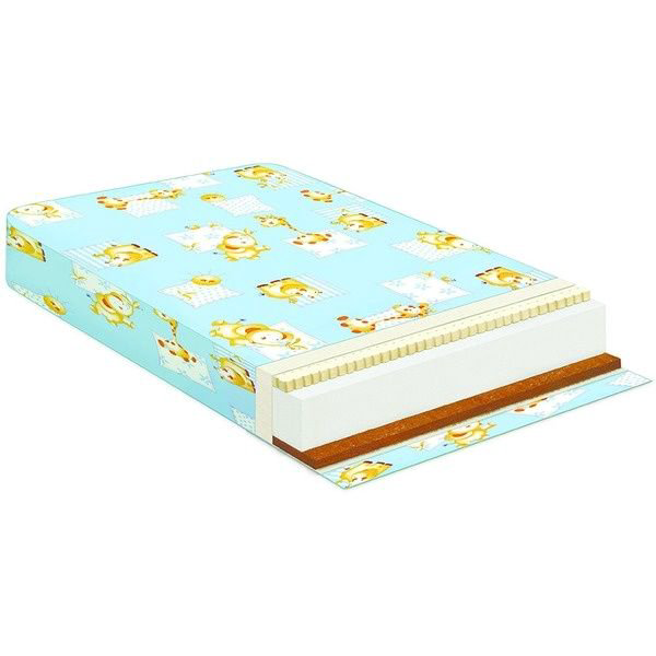 Детский матрас Баюшка 120х60х10 холкон кокос купить,NaN