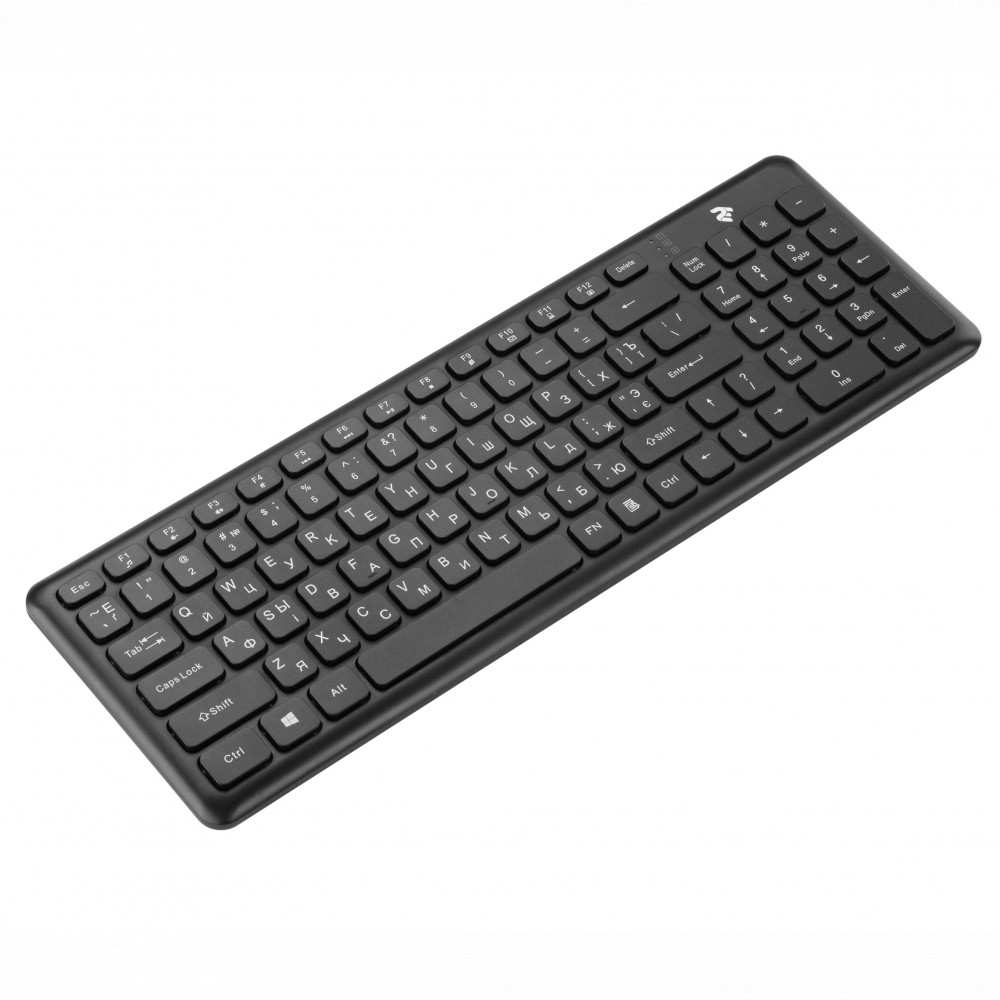 Клавиатура 2E KS230 Slim WL 2E-KS230WB черная купить,0