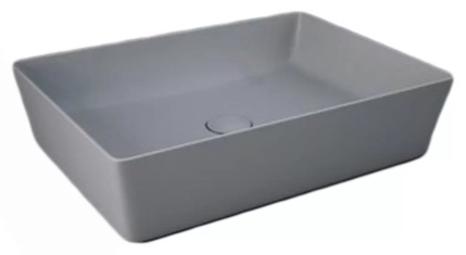 Раковина накладная Rak Ceramics Feeling FEECT5000503A 50x36x13см серый купить,NaN