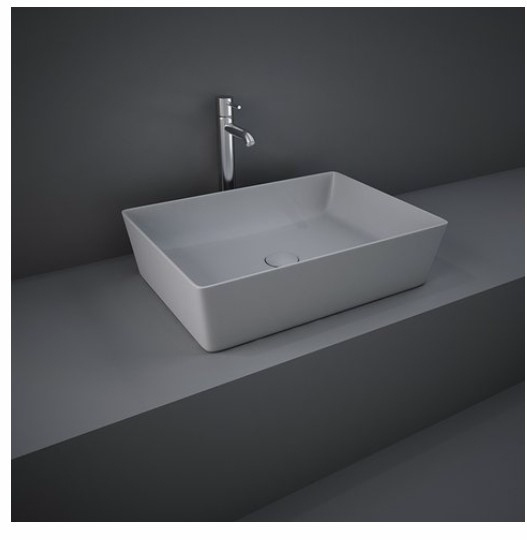 Раковина накладная Rak Ceramics Feeling FEECT5000503A 50x36x13см серый купить,NaN