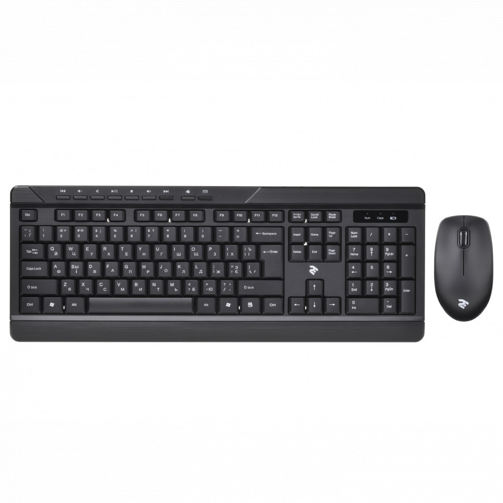 Клавиатура + мышь 2E MK410 WL 2E-MK410MWB черная