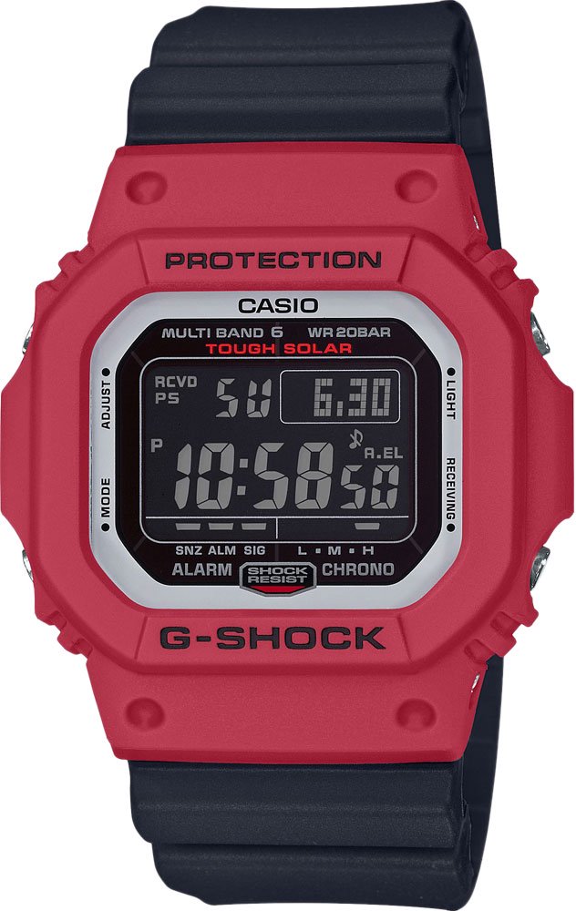 Часы Casio GW-M5610RB-4ER черно-красные