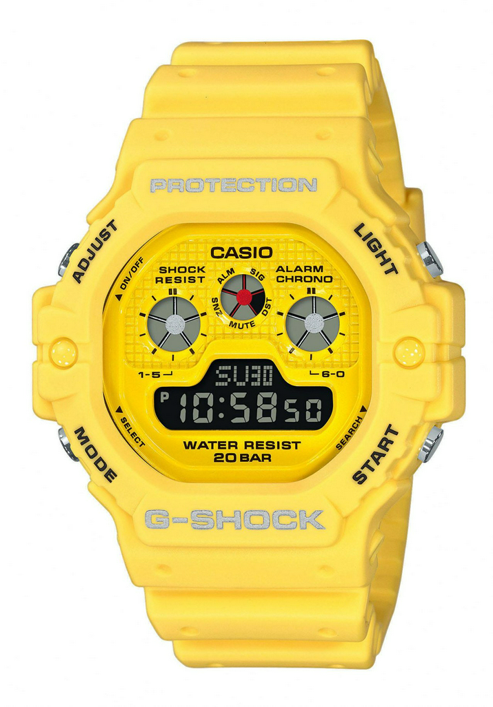 Часы Casio DW-5900RS-9ER желтые