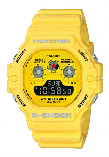 Часы Casio DW-5900RS-9ER желтые