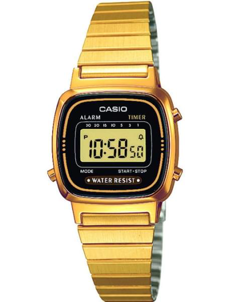 Часы  Casio LA670WEGA-1E золотистые 