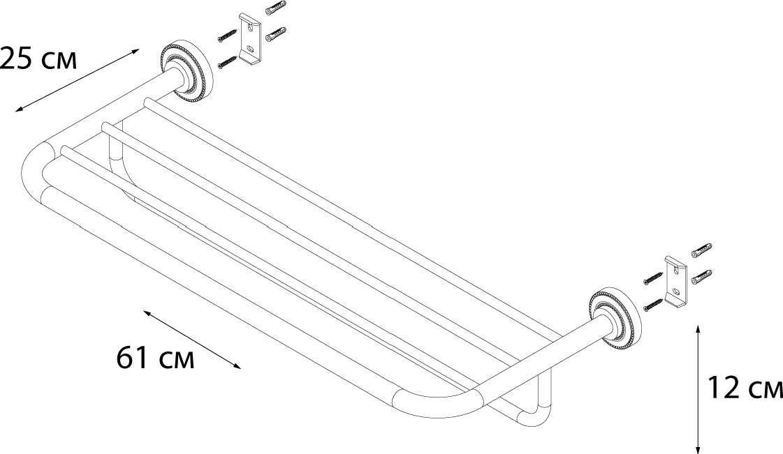 Полка Fixsen FX-41115 купить,NaN