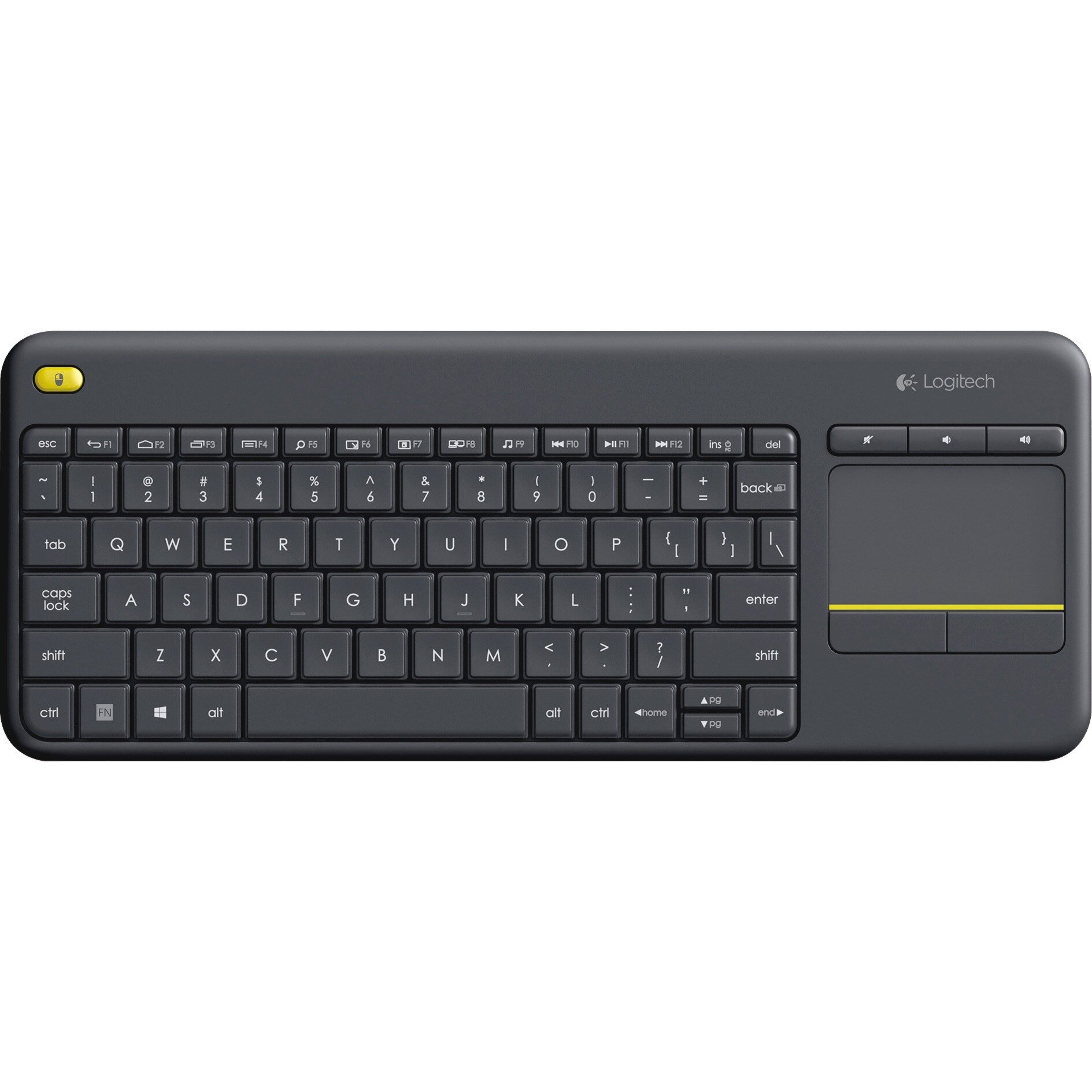 Клавиатура Logitech K400 Plus серая