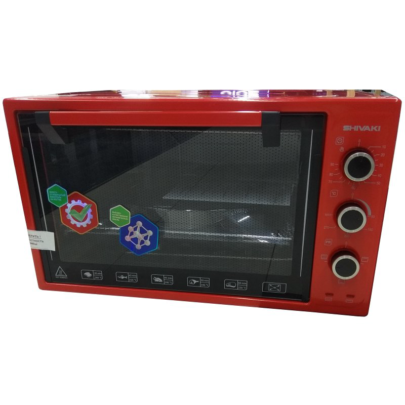 Мини-печь  Shivaki MD 3618 E красная