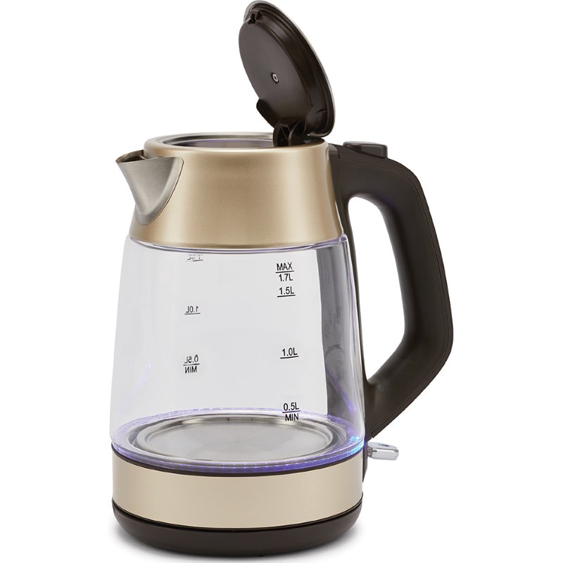 Электрочайник Polaris PWK 1760CGL золотистый купить,NaN