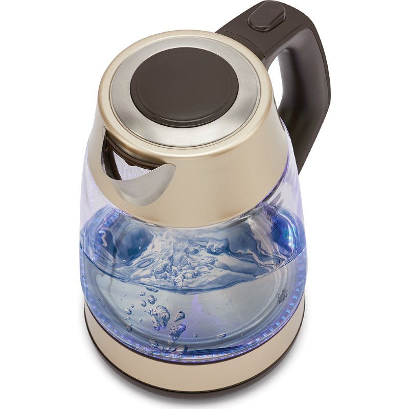 Электрочайник Polaris PWK 1760CGL золотистый купить,NaN