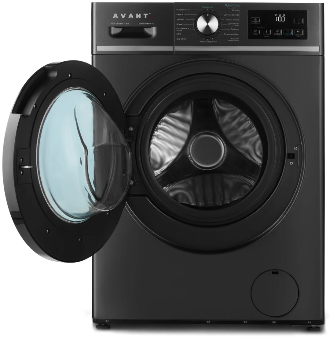 Стиральная машина Avant WM-FAF70W-G серая купить,NaN