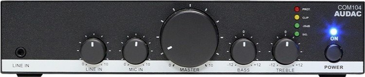 Микшер-усилитель Audac COM104 черный