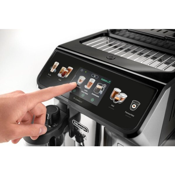 Кофемашина Delonghi Ecam 450.65.S серебристая купить,NaN