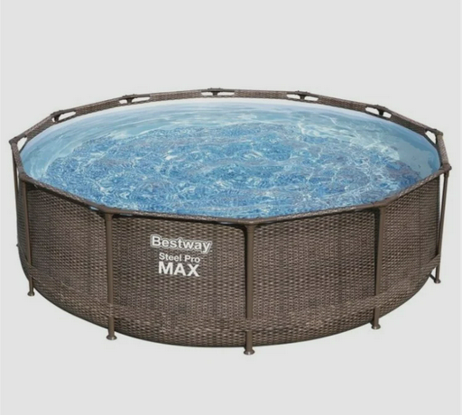 Бассейн каркасный Bestway 5670901 366x366x100 см коричневый
