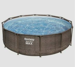 Бассейн каркасный Bestway 5670901 366x366x100 см коричневый