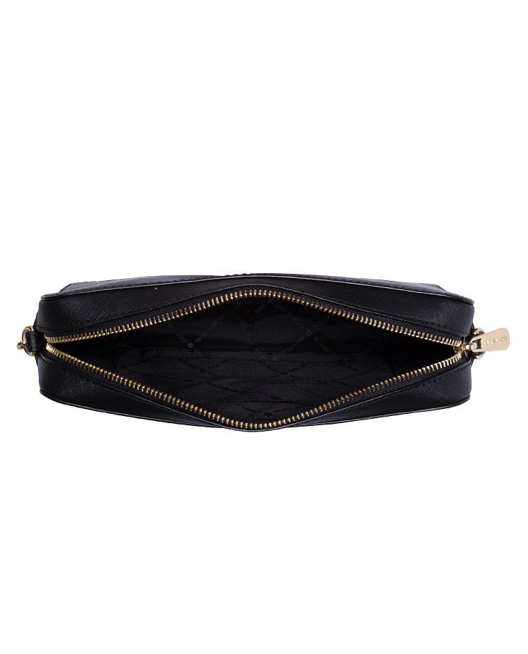 Сумка Michael Kors East West Crossbody 35T8GTTC9L черно-золотистая