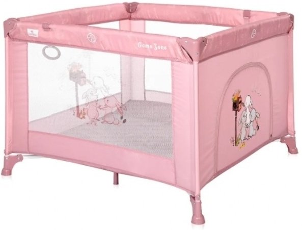 Манеж Lorelli Game Zone Beige Rose Rabbits розовый купить,NaN