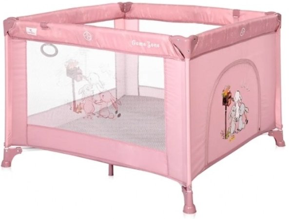 Манеж Lorelli Game Zone Beige Rose Rabbits розовый купить,NaN