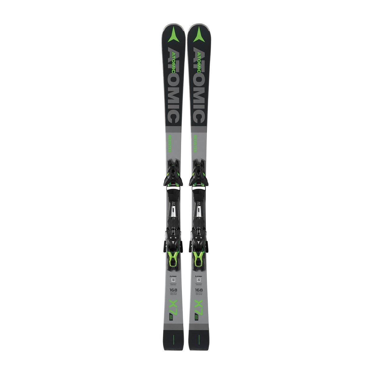 Лыжи Atomic Redster X7 Wb + Ft 12 Gw 160 черно-зеленые купить,NaN