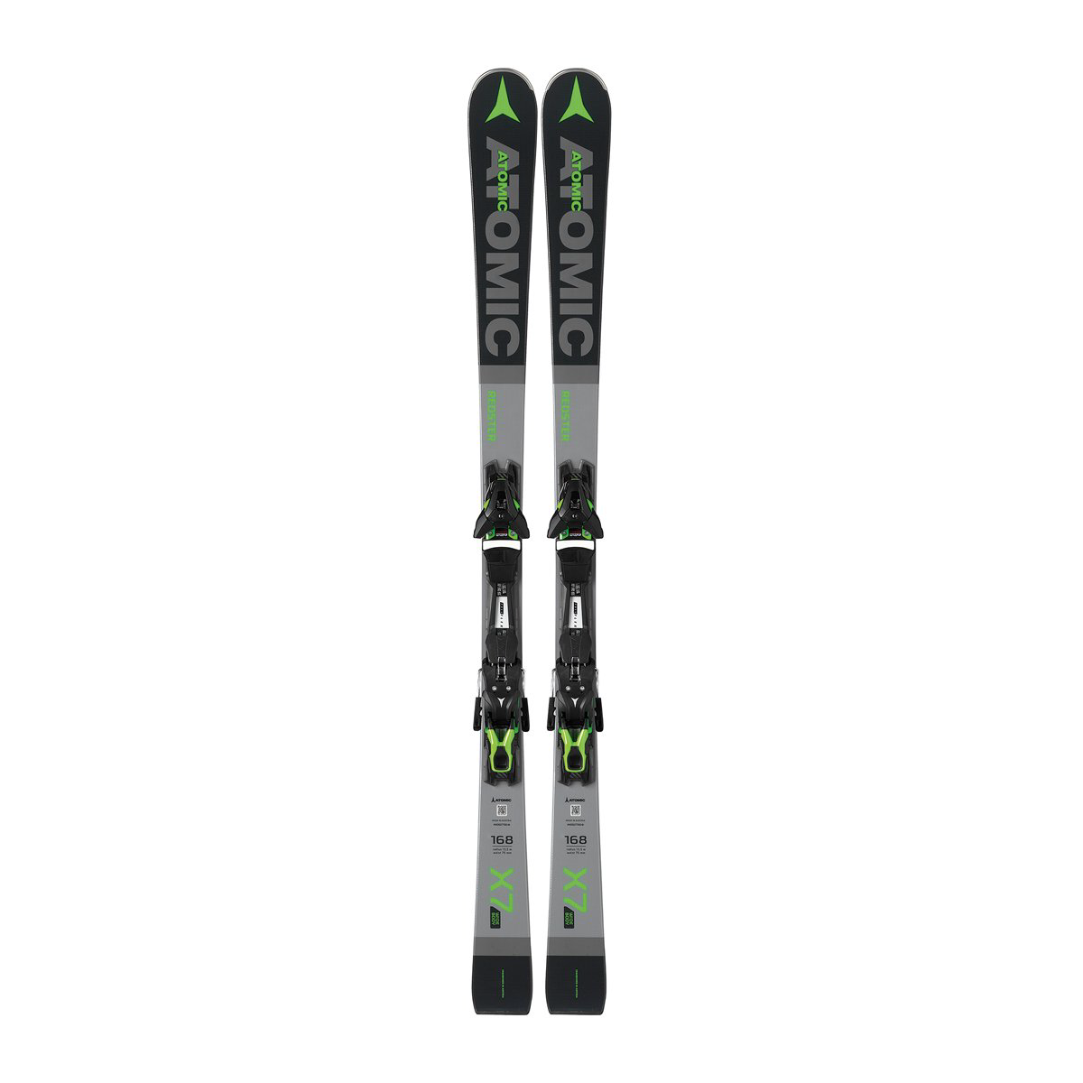 Лыжи Atomic Redster X7 Wb + Ft 12 Gw 160 черно-зеленые купить,NaN