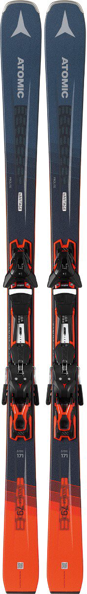 Лыжи Atomic Vantage 79 Ti + Ft 12 Gw 156 черные купить,NaN