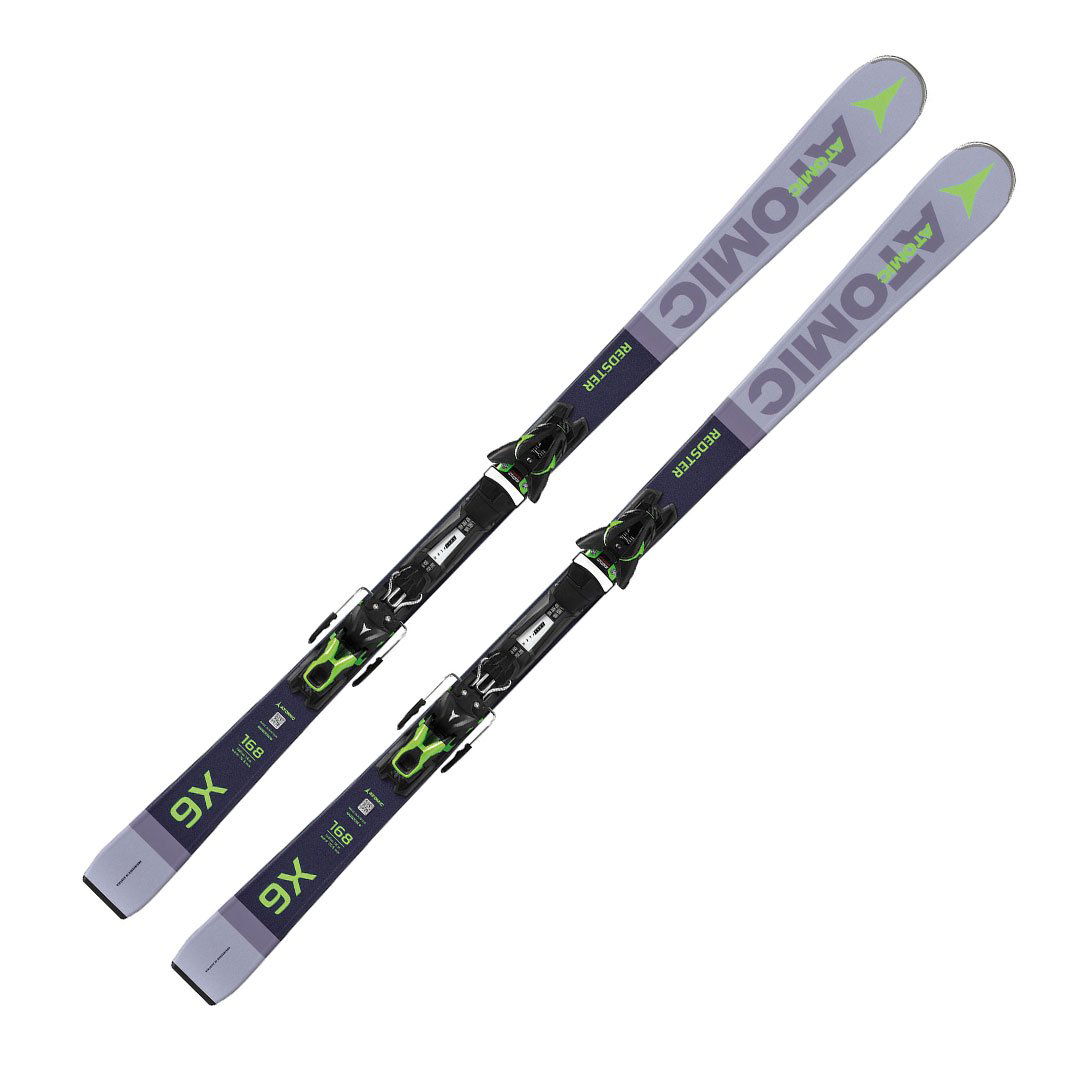 Лыжи Atomic Redster X6 + Ft 11 Gw 161 черно-зеленые купить,NaN