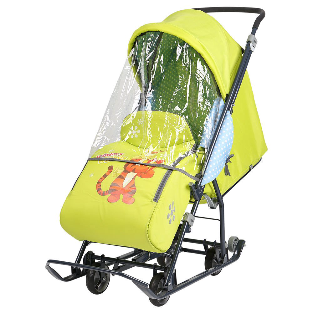 Cанки коляска Ника Disney baby 1 Тигруля лимонный купить,NaN