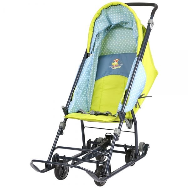Cанки коляска Ника Disney baby 1 Тигруля лимонный купить,NaN