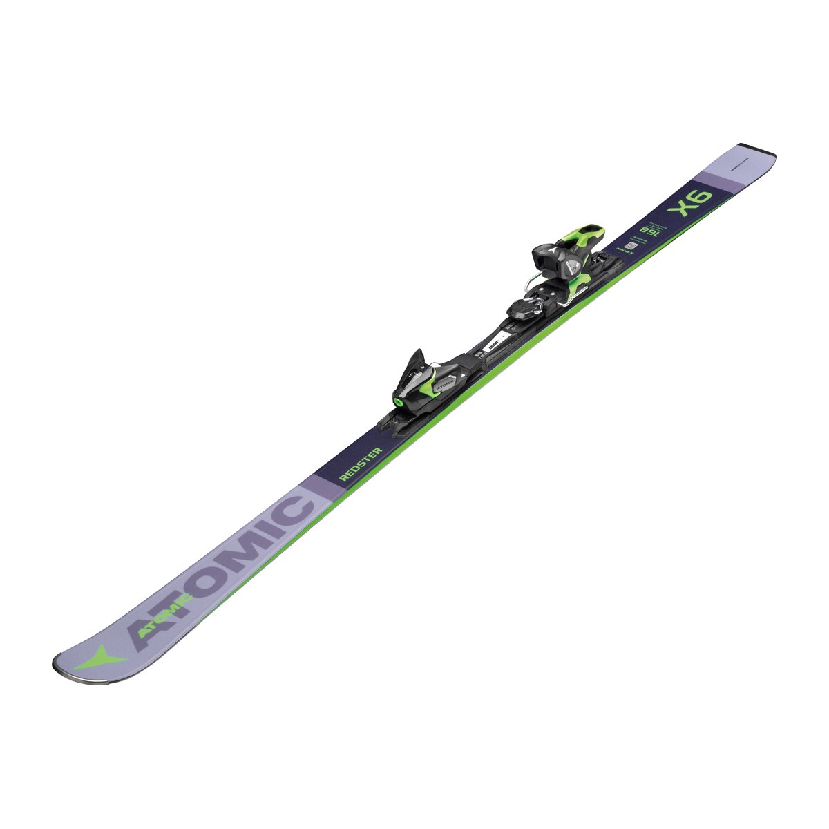 Лыжи Atomic Redster X6 + Ft 11 Gw 168 черно-зеленые 