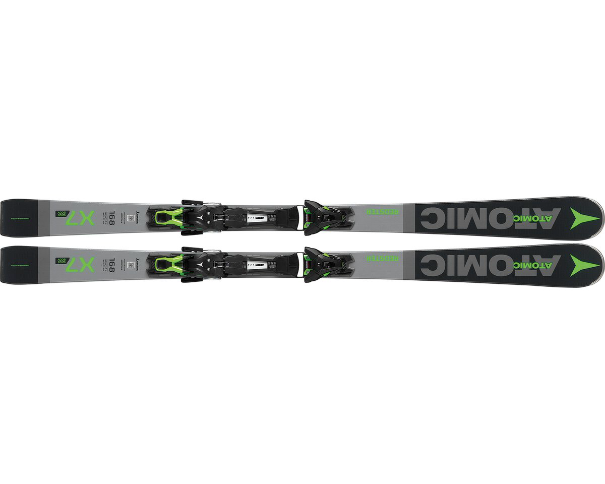 Лыжи Atomic Redster X7 Wb + Ft 12 Gw 160 черно-зеленые купить,NaN