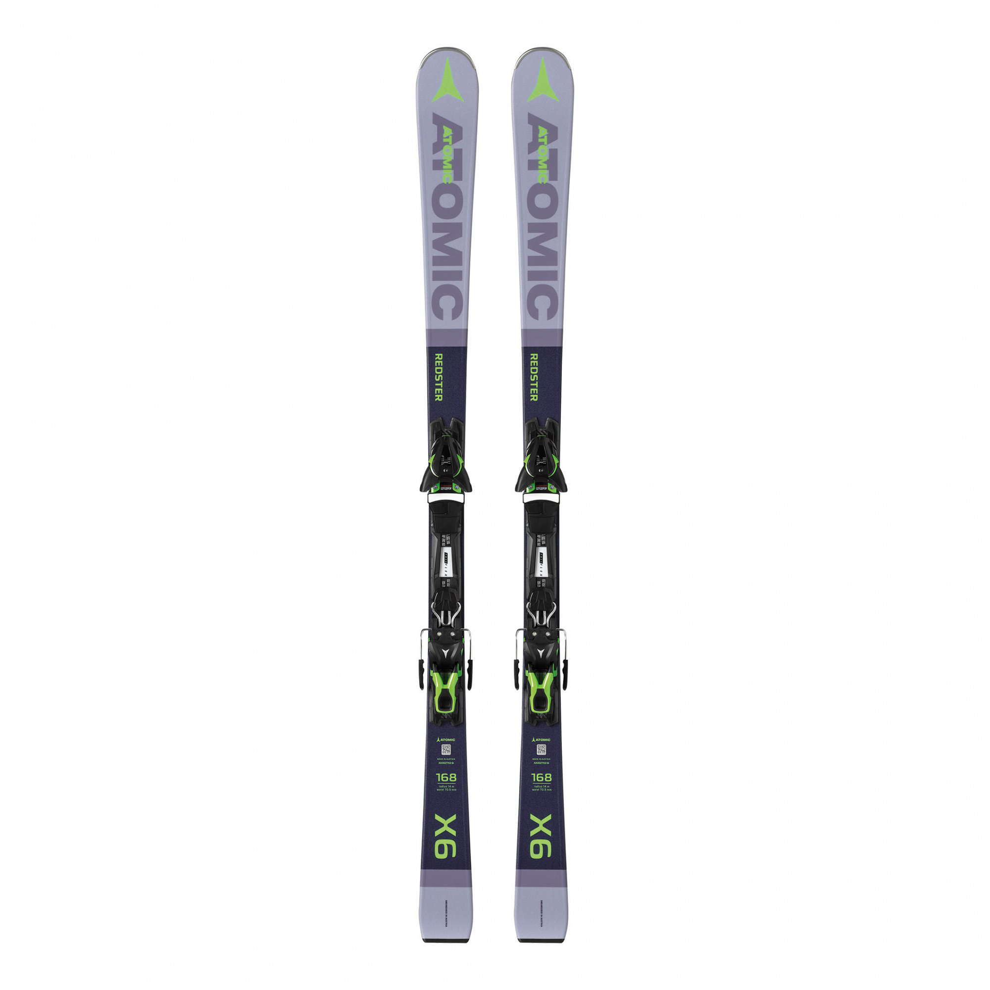 Лыжи Atomic Redster X6 + Ft 11 Gw 168 черно-зеленые  купить,NaN