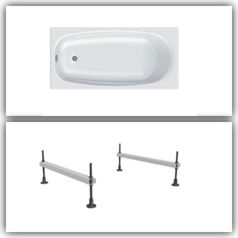 Ванна ODA Galeon 1600 160х70х40см белый купить,NaN