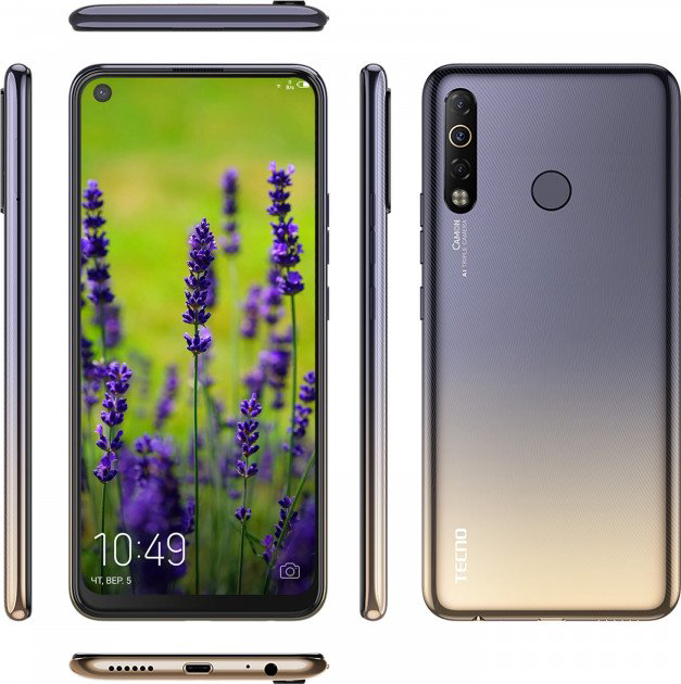 Смартфон Tecno Camon 12 Air 32Gb Alpenglow Gold  купить,NaN