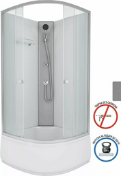 Душевая кабина Niagara Eco E90/40/MT/BK 90х90х195см белый