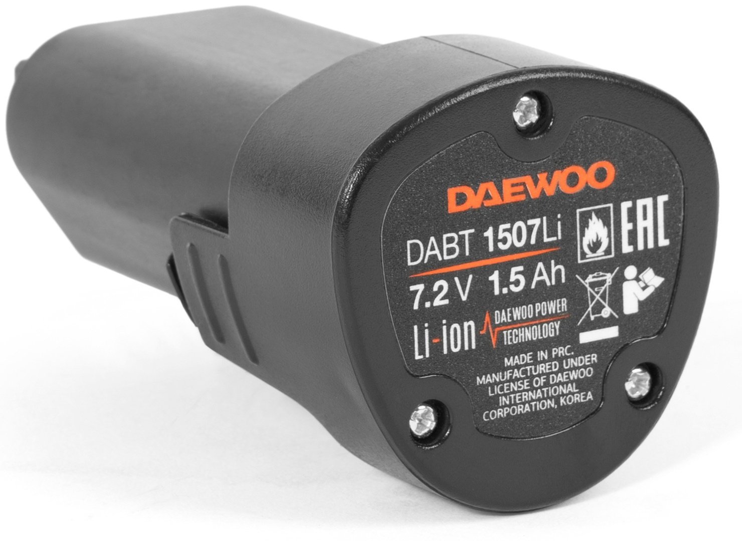 Аккумулятор Daewoo DABT 1507Li Li-Ion 7.2 В 1.5 Ач 1 шт