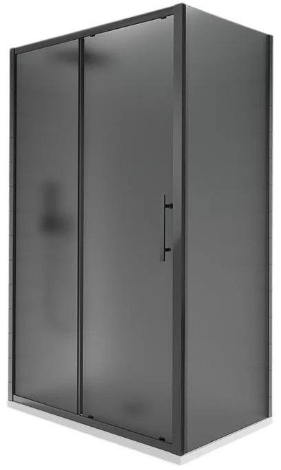 Угол душевой Veconi Evo 100 B Арт. E1-B-120-12-C9 + E-SP-B-80-12-C9 120х80х195см серый купить,NaN