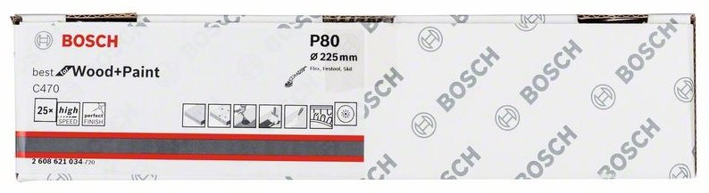 Шлифовальный круг Bosch 2608621034 225 мм 25 шт купить,NaN